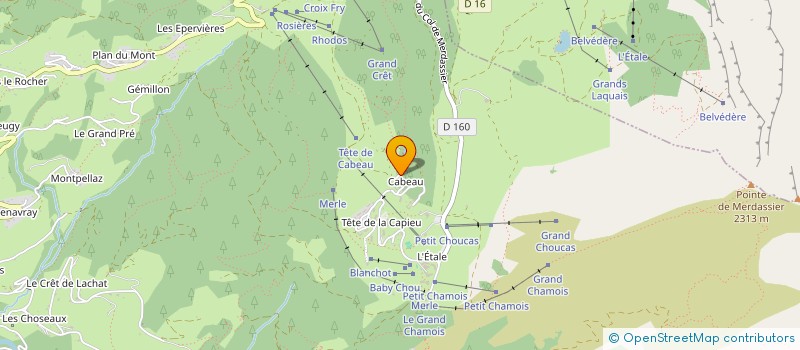 localisation de l'entreprise MADAME EMILIE DEPOMMIER  THONES