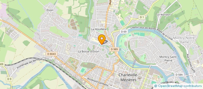 localisation de l'entreprise MADAME EMILIE DEQUENNE à CHARLEVILLE-MEZIERES