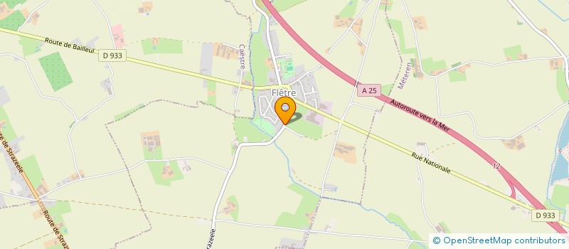 localisation de l'entreprise MADAME EMILIE DEREGNAUCOURT  FLETRE