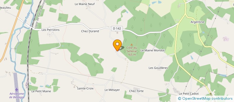 localisation de l'entreprise MADAME EMILIE DERET  JUIGNAC