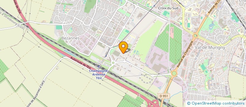 localisation de l'entreprise MADAME EMILIE DERNIAUX  BEZANNES