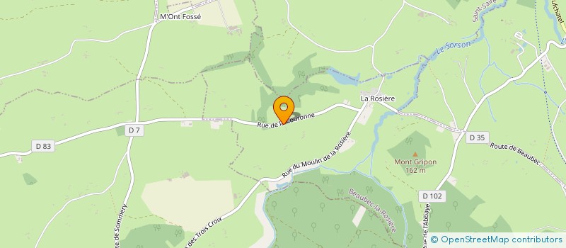 localisation de l'entreprise MADAME EMILIE DEROIT  BEAUBEC-LA-ROSIERE