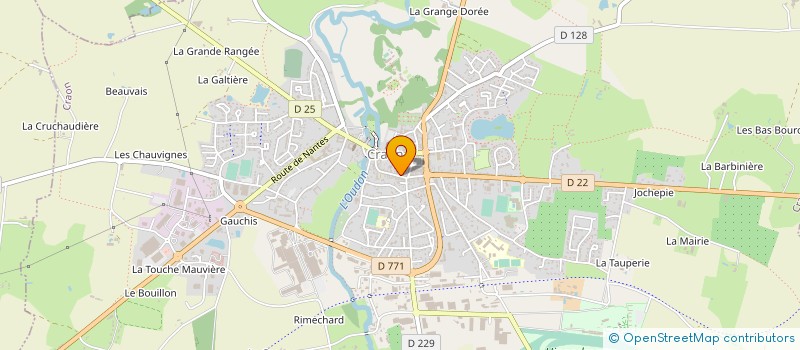 localisation de l'entreprise MADAME EMILIE DEROUET  CRAON