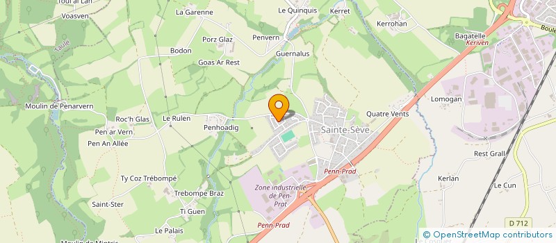 localisation de l'entreprise MADAME EMILIE DESAGES  SAINTE-SEVE