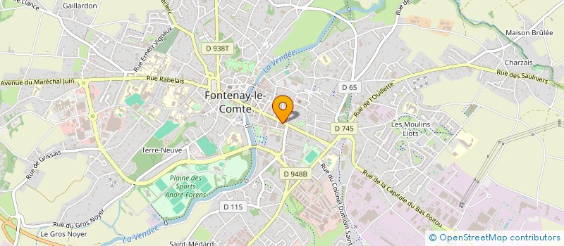 localisation de l'entreprise MADAME EMILIE DESCHAMPS à FONTENAY-LE-COMTE