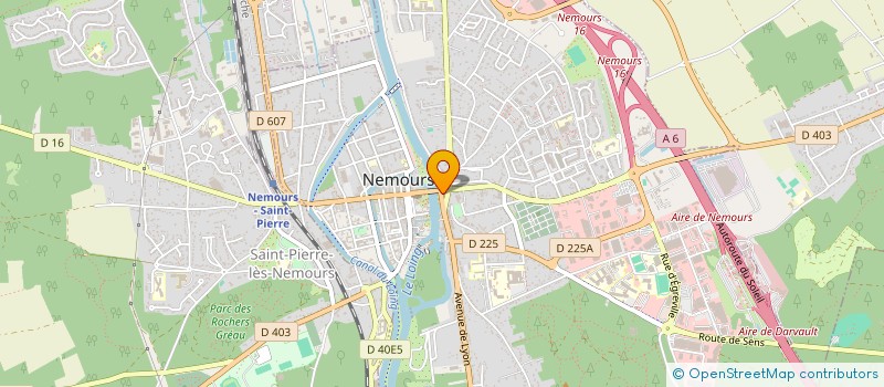 localisation de l'entreprise MADAME EMILIE DESCROIX  NEMOURS