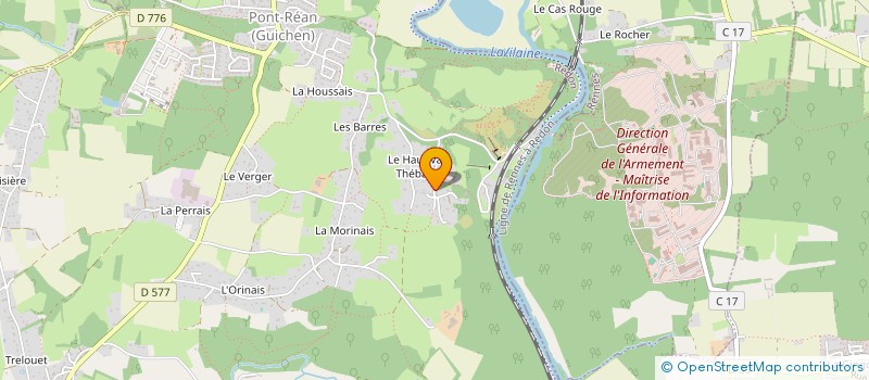 localisation de l'entreprise MADAME EMILIE DESERT  GUICHEN