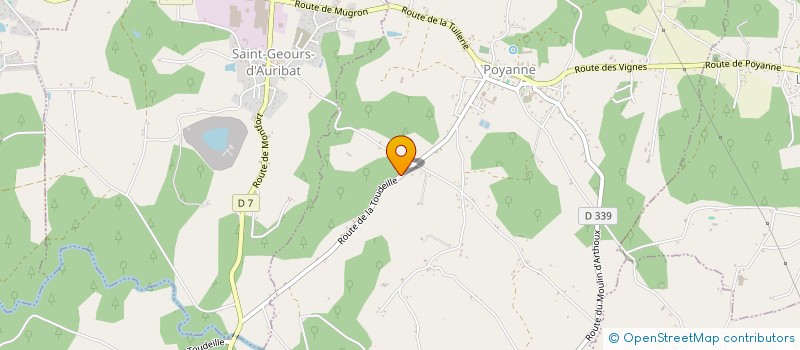 localisation de l'entreprise MADAME EMILIE DESGUERS  POYANNE