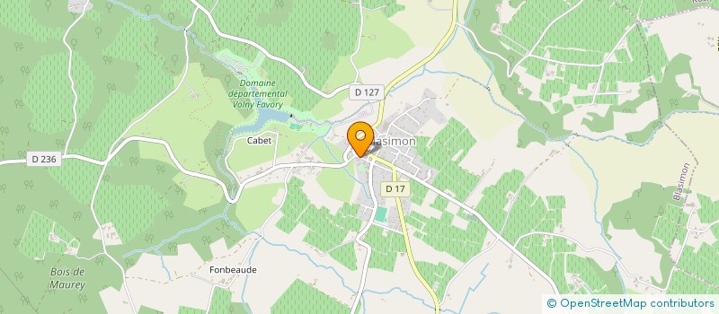 localisation de l'entreprise MADAME EMILIE DESJARDINS  BLASIMON