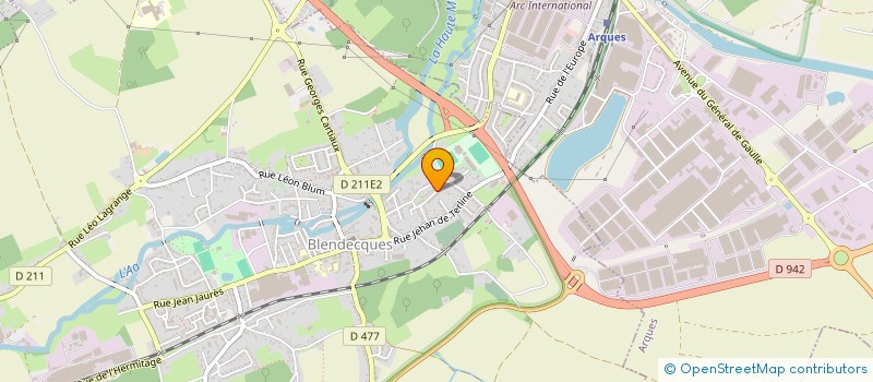 localisation de l'entreprise MADAME EMILIE DESOLME  BLENDECQUES