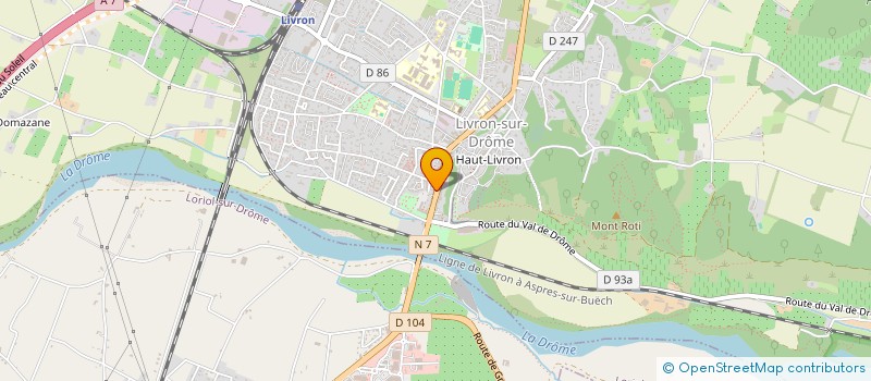 localisation de l'entreprise MADAME EMILIE DESPERT  LIVRON-SUR-DROME