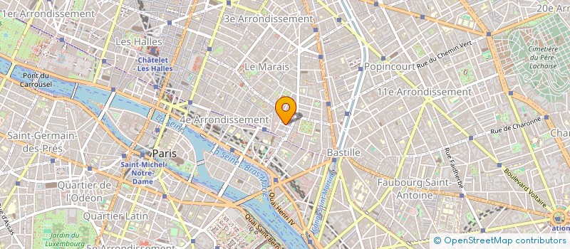 localisation de l'entreprise MADAME EMILIE DEVARS  PARIS