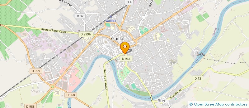 localisation de l'entreprise MADAME EMILIE DEVEZE  GAILLAC