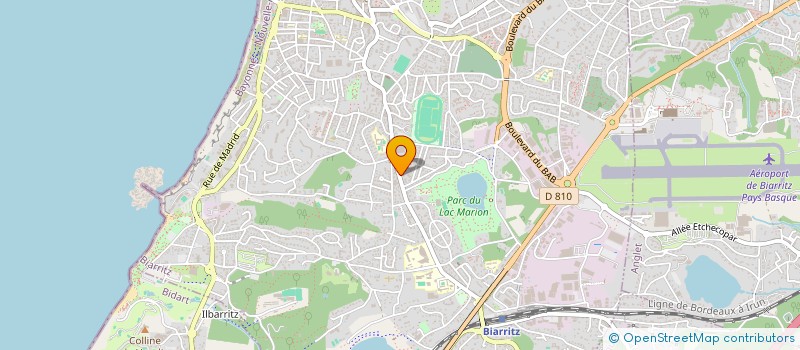 localisation de l'entreprise MADAME EMILIE DEWAELE  BIARRITZ