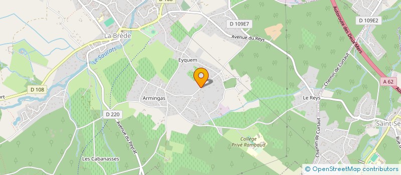 localisation de l'entreprise MADAME EMILIE DEYRES  LA BREDE