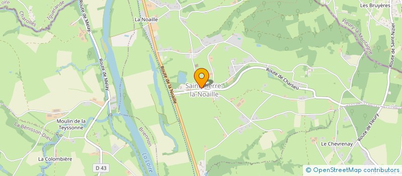 localisation de l'entreprise MADAME EMILIE DHERIN  SAINT-PIERRE-LA-NOAILLE