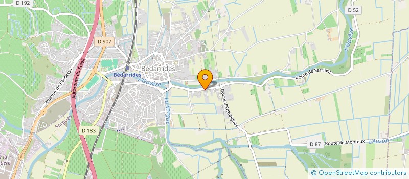 localisation de l'entreprise MADAME EMILIE DI GIUSEPPE  BEDARRIDES