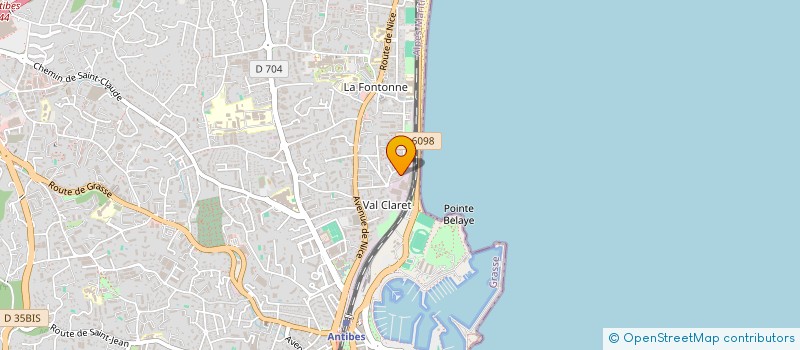 localisation de l'entreprise MADAME EMILIE DIAZ à ANTIBES