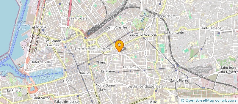 localisation de l'entreprise MADAME EMILIE DIEUDONNE à MARSEILLE