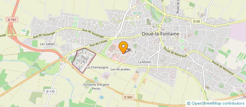 localisation de l'entreprise MADAME EMILIE DIXNEUF  DOUE-EN-ANJOU