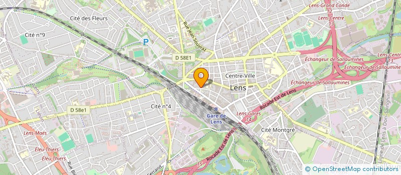 localisation de l'entreprise MADAME EMILIE DOOM  LENS