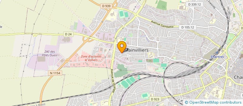 localisation de l'entreprise MADAME EMILIE DORDAIN à MAINVILLIERS