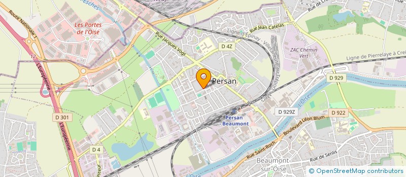 localisation de l'entreprise MADAME EMILIE DOUCET  PERSAN