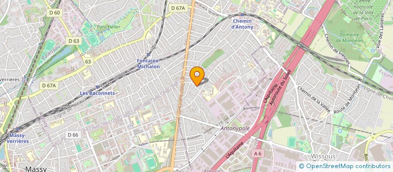 localisation de l'entreprise MADAME EMILIE DREAN à ANTONY