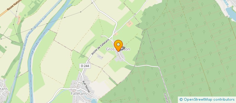 localisation de l'entreprise MADAME EMILIE DREZET  PLUMONT