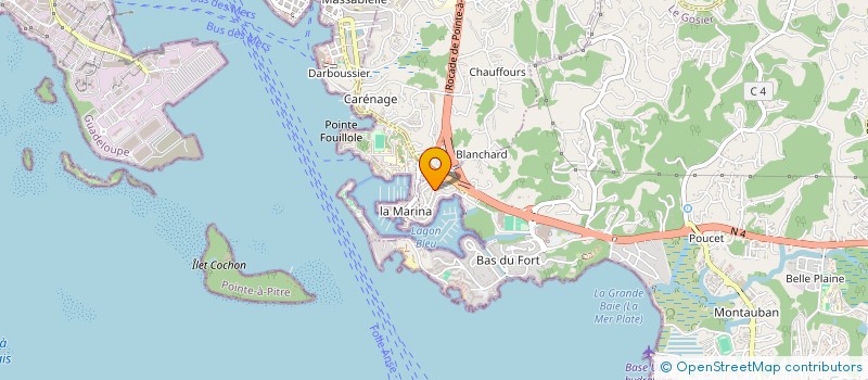 localisation de l'entreprise MADAME EMILIE DROUARD  LE GOSIER