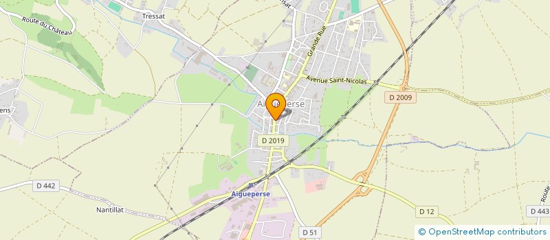 localisation de l'entreprise MADAME EMILIE DUBOIS  AIGUEPERSE