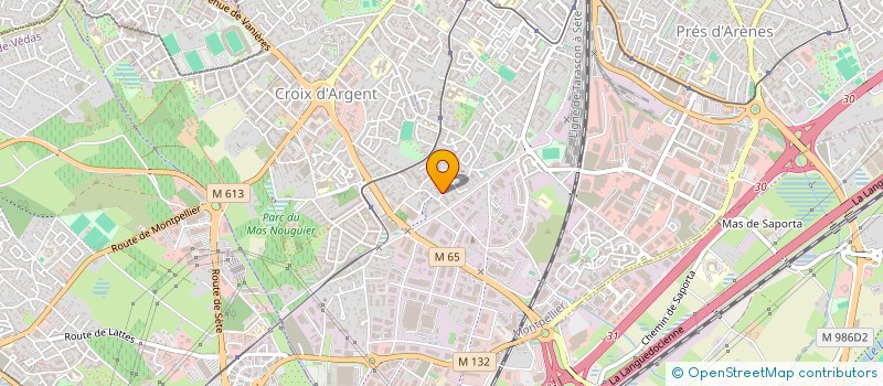 localisation de l'entreprise MADAME EMILIE DUCASSE à MONTPELLIER