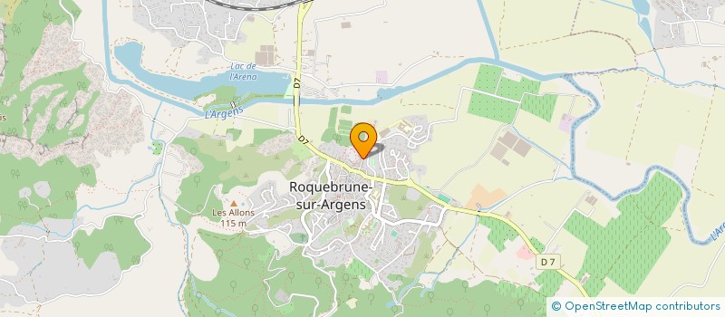 localisation de l'entreprise MADAME EMILIE DUEZ à ROQUEBRUNE-SUR-ARGENS