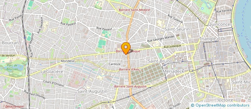 localisation de l'entreprise MADAME EMILIE DUFETELLE  BORDEAUX