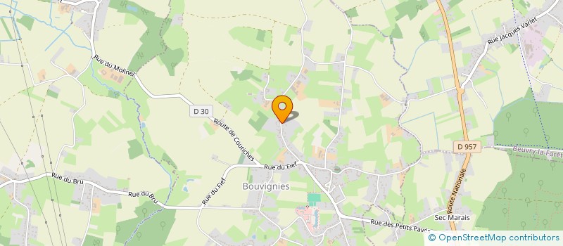 localisation de l'entreprise MADAME EMILIE DUFOSSE à BOUVIGNIES