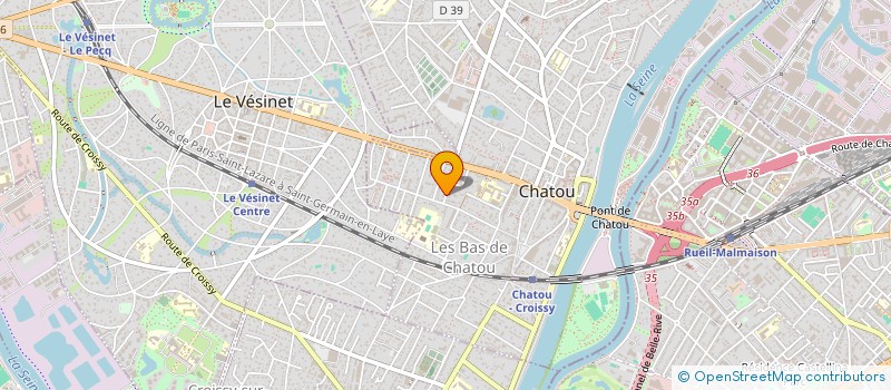 localisation de l'entreprise MADAME EMILIE DUFRESNE  CHATOU