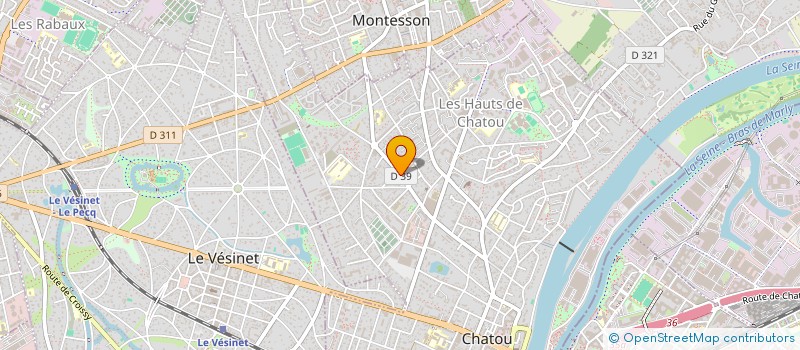 localisation de l'entreprise MADAME EMILIE DUHAIN  CHATOU