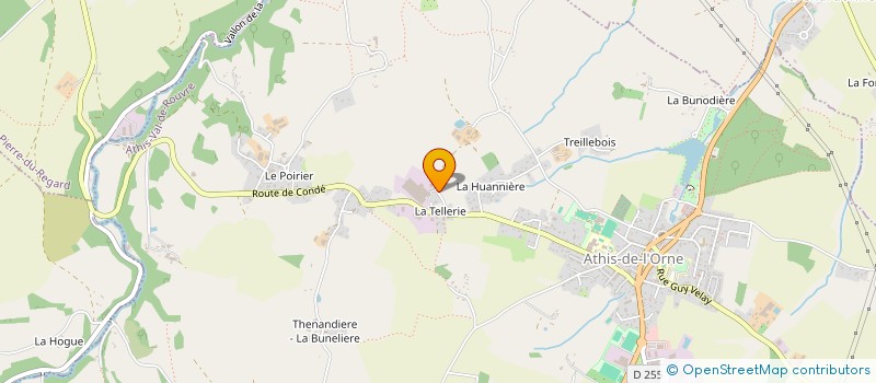localisation de l'entreprise MADAME EMILIE DUJARDIN à ATHIS-VAL DE ROUVRE