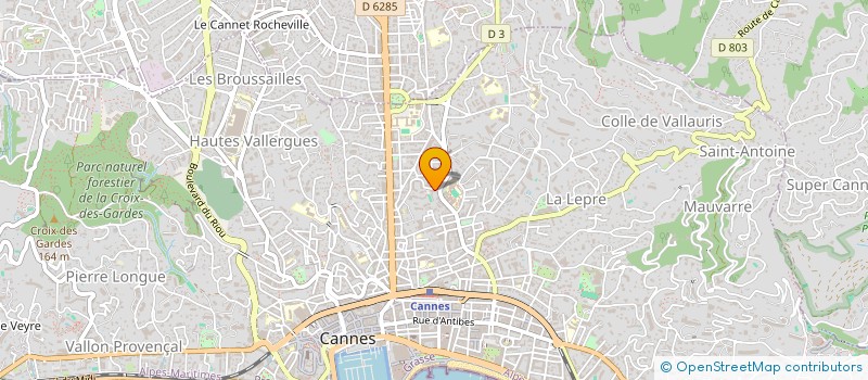 localisation de l'entreprise MADAME EMILIE DUMONT  CANNES