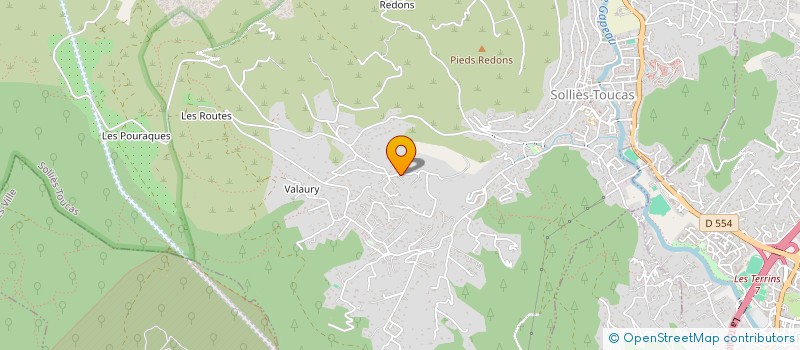 localisation de l'entreprise MADAME EMILIE DUMONT  SOLLIES-TOUCAS