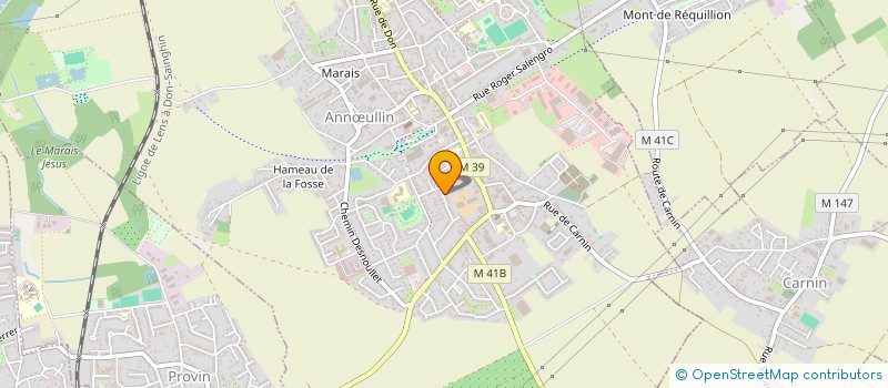 localisation de l'entreprise MADAME EMILIE DUMONT  ANNULLIN