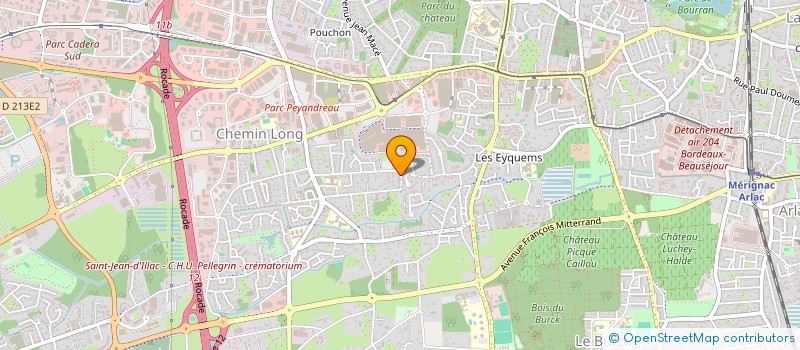 localisation de l'entreprise MADAME EMILIE DUNAND  MERIGNAC