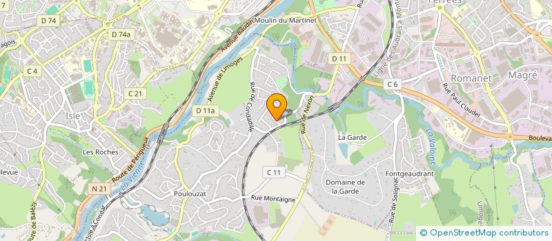 localisation de l'entreprise MADAME EMILIE DUPIC à CONDAT-SUR-VIENNE