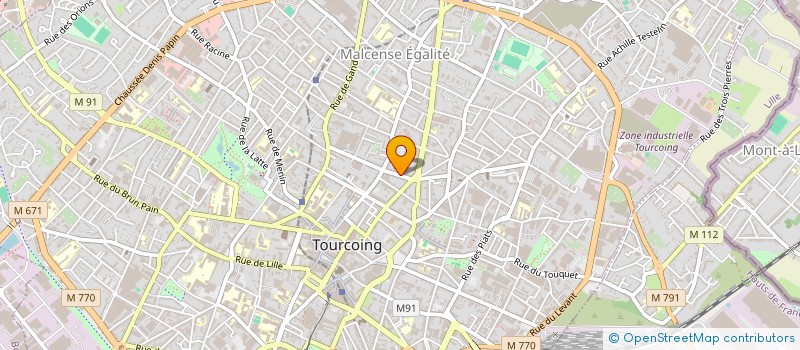 localisation de l'entreprise MADAME EMILIE DUPONT à TOURCOING