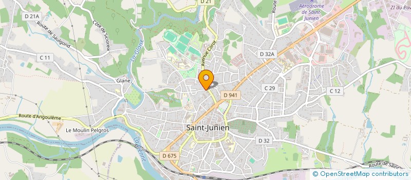 localisation de l'entreprise MADAME EMILIE DUPUY  SAINT-JUNIEN