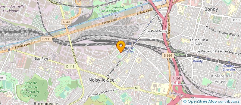 localisation de l'entreprise MADAME EMILIE DUQUESNE à NOISY-LE-SEC