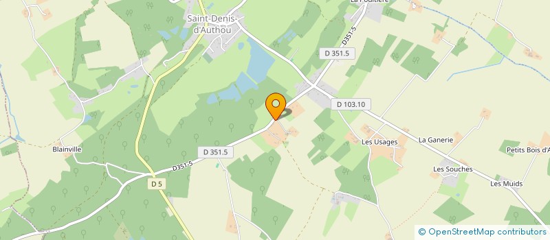 localisation de l'entreprise MADAME EMILIE DUTEIN à SAINTIGNY
