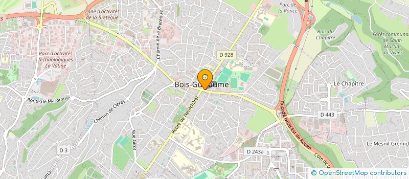 localisation de l'entreprise MADAME EMILIE DUTILLOY  BOIS-GUILLAUME