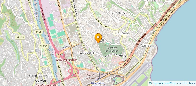 localisation de l'entreprise MADAME EMILIE DUVAL à NICE
