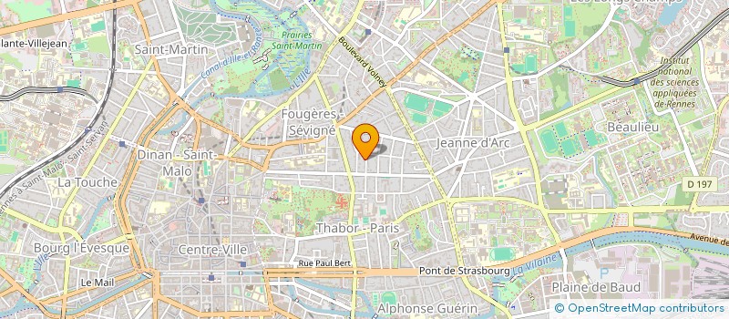 localisation de l'entreprise MADAME EMILIE EDY  RENNES